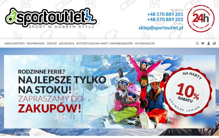 Sklep narciarsko snowboardowy SPORTOUTLET.pl